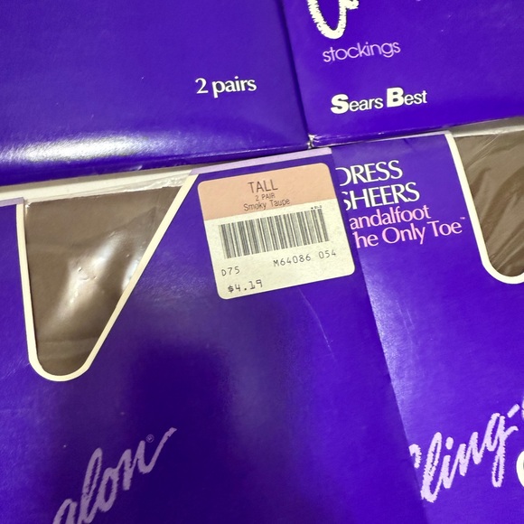 Vintage Cling-Alon Garter Stockings – Lot of 11 – Sears – New / Unused - Picture 10 of 14